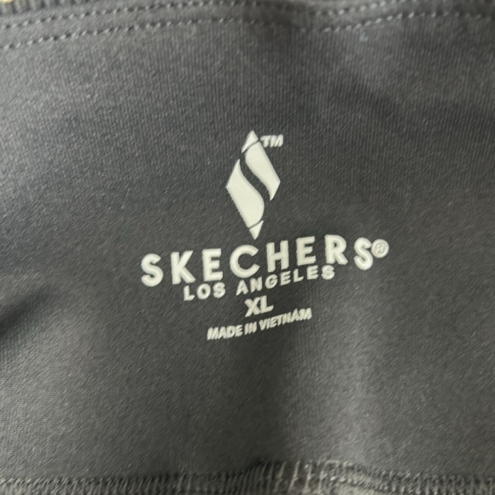 Skechers XL Black Ribbed High waisted Women's Leggings NWOT - Picture 4 of 6